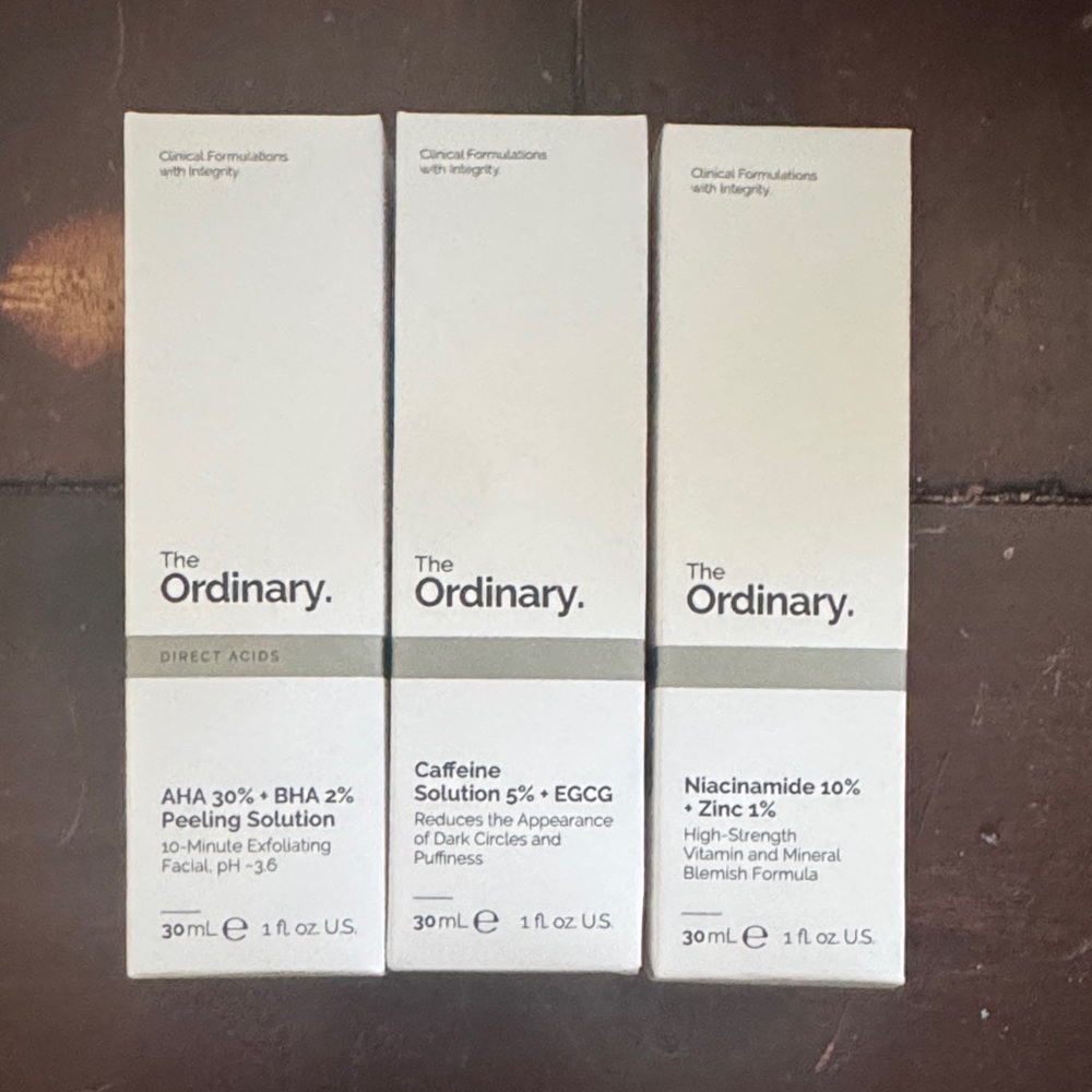The Ordinary Skincare Solutions Set of 3